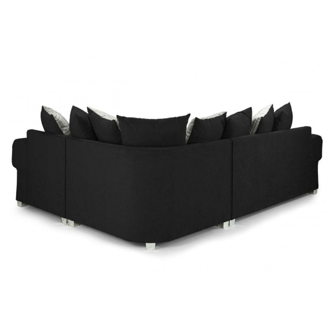 Verona 4 Seater Sofa Black