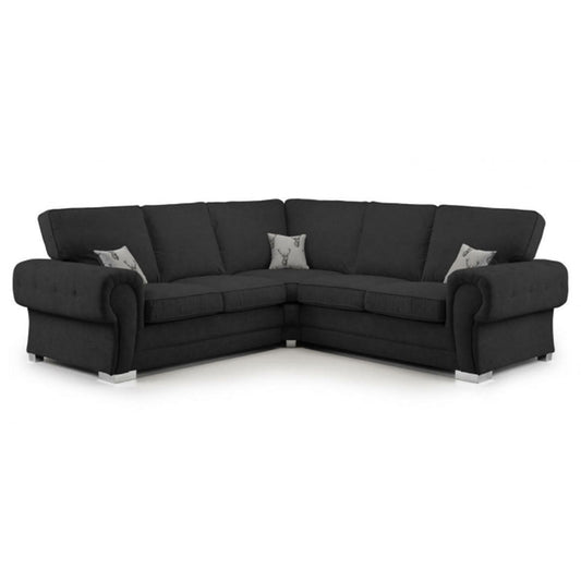 Verona Corner Sofa Black