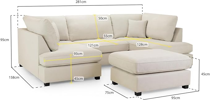 Carnaby Cinema Sofa Bed in Kensington Fabric