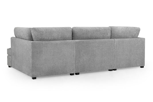 Carnaby Cinema Sofa Bed Grey in Teddy Fabric