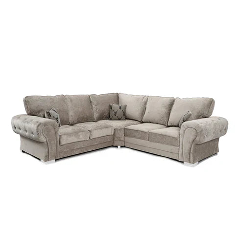 Verona Corner Sofa Mink High Back