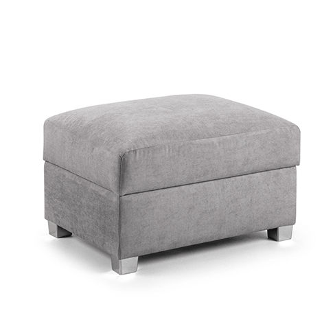 Verona Large Footstool Grey