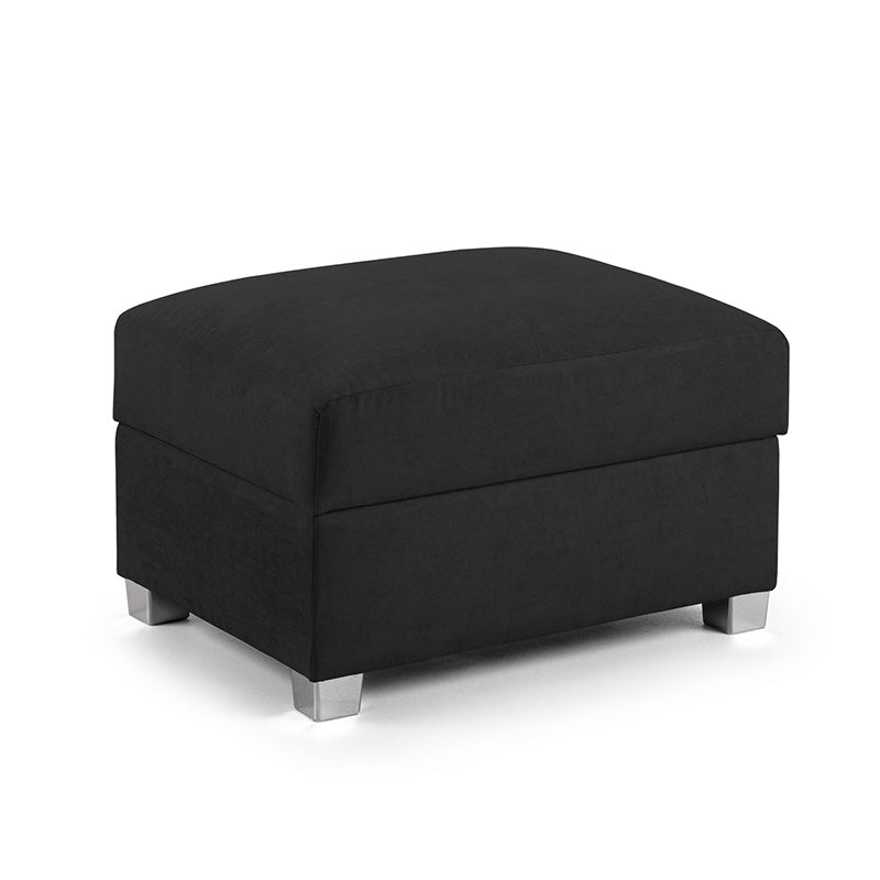 Verona Large Footstool Black