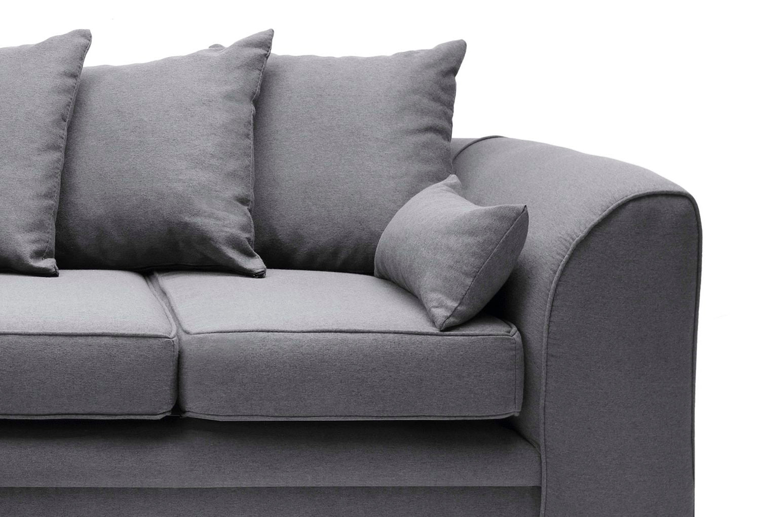 Plush Velvet Corner Sofa